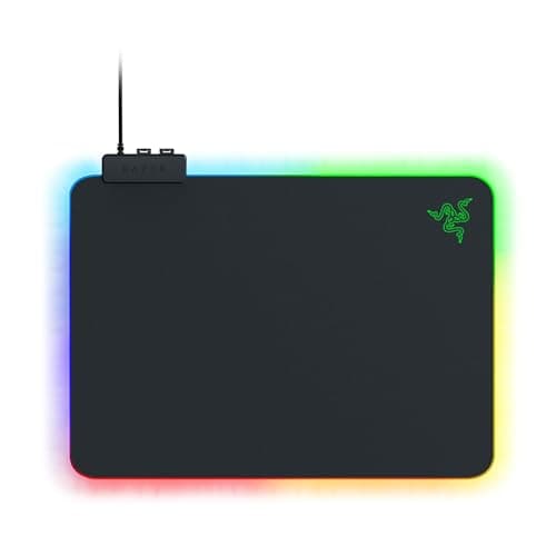 Image of Razer Firefly V2 - Gaming Mouse Pad (Gaming Mouse Mat, Micro-Textured Surface, Cable Holder, RGB Chroma Lighting) Black