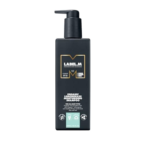 Image of LABEL.M Organic Lemongrass Moisturising Shampoo 300ml – With Recyclable Pump