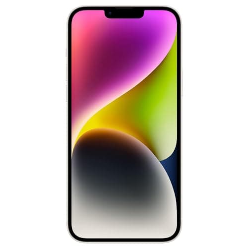 Image of Apple iPhone 14, 256GB, Starlight - (Renewed)
