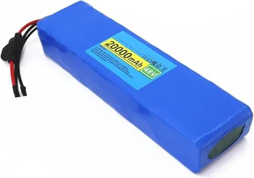 Image of Caimcie 48V 20Ah Ebike Battery Pack, 13S2P Electric Bicycle Replacement Battery with Built-in BMS & Charger, Compatible with 200W-1000W E-Bike/Electric Scooter Motor XT60+DC