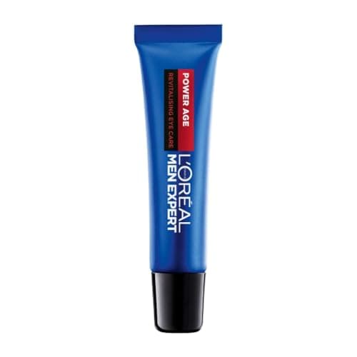 Image of L'Oréal Men Expert Men's Eye Cream, Hyaluronic Acid Eye Care for Ageing, For Dry & Dull Skin, Power Age, 15ml