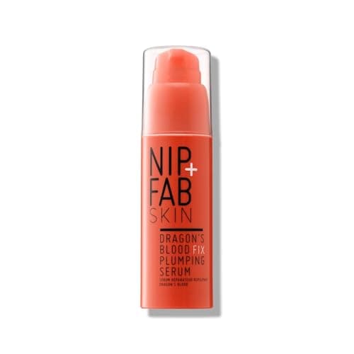 Image of Nip+Fab Fresh, Dragon’s Blood Fix Plumping Serum for Face with Hyaluronic Acid, Pro-Age Serum, Hydrating, Moisturizing for Fine Lines and Wrinkles, 50 ml