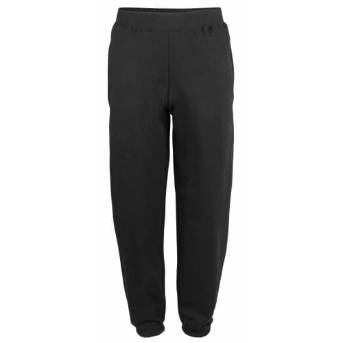 Image of Awdis College Cuffed Sweatpants/Jogging Bottoms (M) (Jet Black)