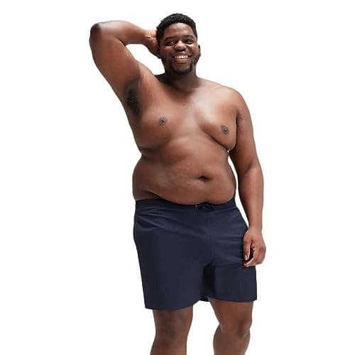 Image of Speedo Men's Plus Size Essentials 16" Swim Shorts | Watershort| Swimming Trunks | Big and Tall Swimwear, True Navy, XXXL