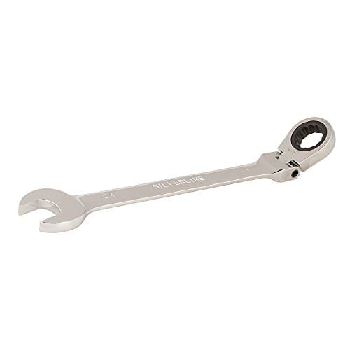Image of Silverline 228556 Flexible Head Ratchet Spanner 24 mm