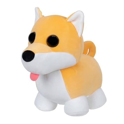 Image of Adopt Me! Collector Plush - Shiba Inu - Series 4 - Ultra-Rare In-Game Stylization Plush - Exclusive Virtual Item Code Included - Toys for Kids Featuring Your Favourite Pet, Ages 6+