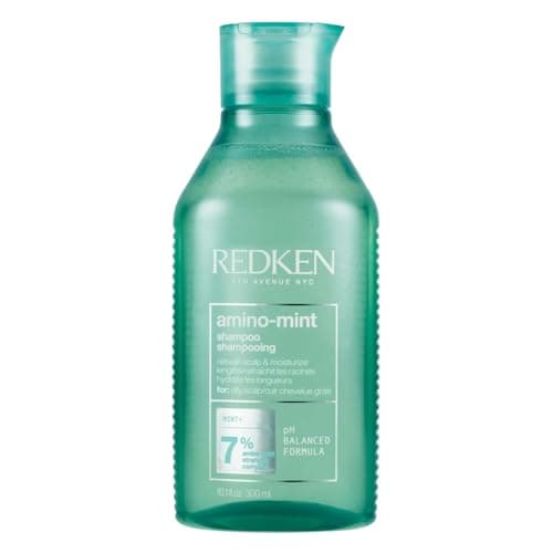 Image of REDKEN Scalp Relief Shampoo, Soothing Formula, Cleanses and Purifies Greasy Hair and Sensitised Lengths, Refreshes the Roots and Adds No Weight, Amino Mint, 300 ml
