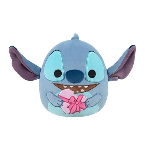 Image of Squishmallows Original 8-Inch Disney Stitch with Hearts Plush