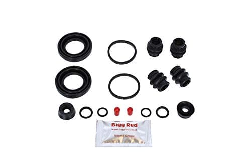 Image of Bigg Red - Rear Brake Caliper Repair Kit - Compatible with Passat, Alfa 145 146 147 156 166 & Gt, Beetle, S40 & V40, Xsara Picasso, Galaxy, 159, etc…