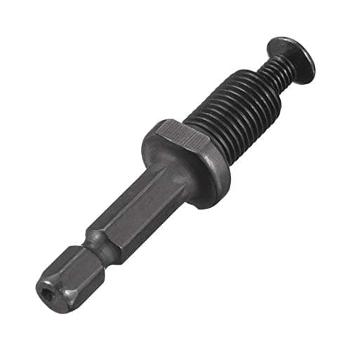 Image of sourcing map 3/8"-24UNF Drill Chuck Adapter, Keyless Drill Chuck Adapter Hex Shank for Impact Driver