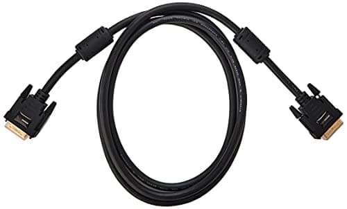 Image of Amazon Basics DVI to DVI Cable, 2 m /6.5 Feet, Black