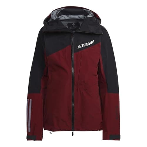 Image of adidas Womens Terrex Techrock GORE TEX Pro Jacket Red 10