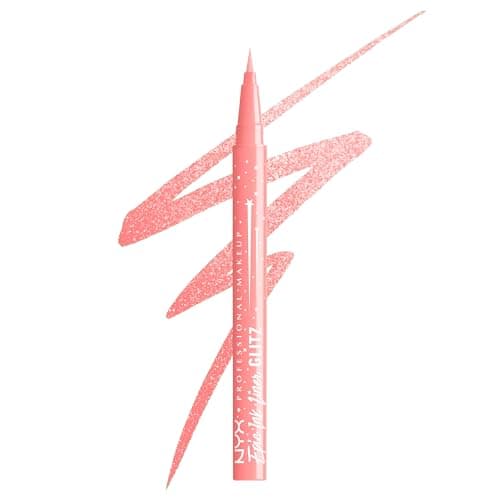 Image of NYX Professional Makeup Epic Ink Jeans Glitz Liquid Eyeliner, Long-Lasting Waterproof Eyeliner With Glitter, Easy to Use, Shade: Bootcut Bling