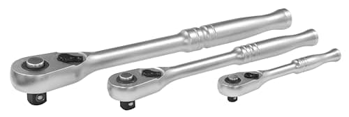 Image of Sealey Premier Platinum 3pc Ratchet Wrench Set - Flip Reverse, EVA Foam Storage Tray - AK7933