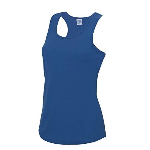 Image of Just Cool Girlie Fit Sports Ladies Vest / Tank Top (M) (Royal Blue)