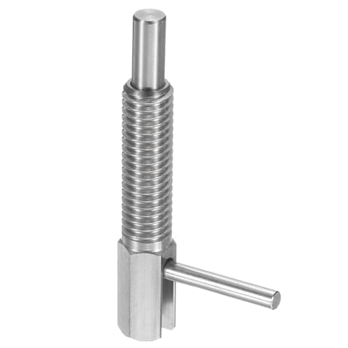 Image of sourcing map Retractable Indexing Plunger Pin, M8 l Spring Plunger Stainless Steel Spring Loaded Latch Telescopic Locking Pin for Machinery Shipbuilding
