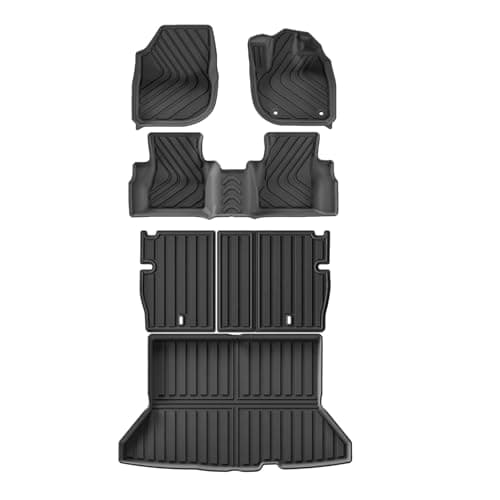 Image of For WR-V For WRV 2025 (JP Version Only) Floor Mats Trunk Pad TPE Waterproof Protective Car Mats Set