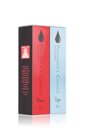 Image of PERFUMER'S CHOICE No 4 Phoenix & No 6 Rayne – 2 x 50ml Eau de Parfum for Men and Women – Long-Lasting Perfume Gift Set for Him & Her – Luxury Perfume for Men & Women Made in England by Milton-Lloyd