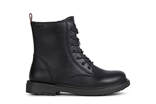 Image of Geox Girl J Eclair Girl D Ankle Boots, Black, 4 UK