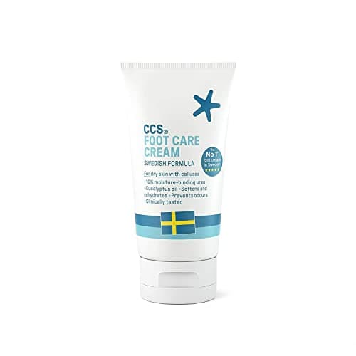 Image of CCS Professional Foot Care Cream 60 ml - Moisturise and Protect Dry and Callused Feet, Contains 10% Urea and Eucalyptus Oil, Clinically Tested, Suitable for Diabetics