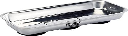 Image of Draper 33007 Stainless Steel Magnetic Parts Tray , Blue