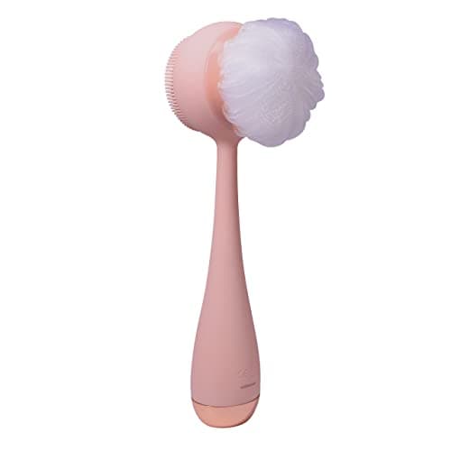 Image of PMD Clean Body - Smart Body Cleansing Device with Silicone Brush & Three Interchangeable Attachments - Waterproof - SonicGlow Vibration - Cleanse, Exfoliate, & Massage Body