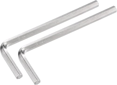 Image of TOP-VIGOR 2Pcs 3/16 Inch Hex Key Wrench, Metric CR-V L Shaped Allen Key Imperial Hexagon Head Spanner Tool for Repairing, Installation