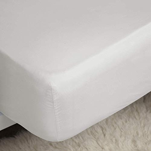 Image of Belledorm 400 Thread Count 100% Egyptian Cotton 15 Inch Extra Deep Fitted Sheet, Ivory, Single