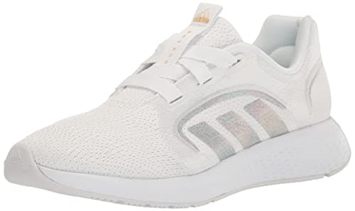 Image of adidas Women's Edge Lux 5 Running Shoe, White/White/Matte Gold, 4 UK