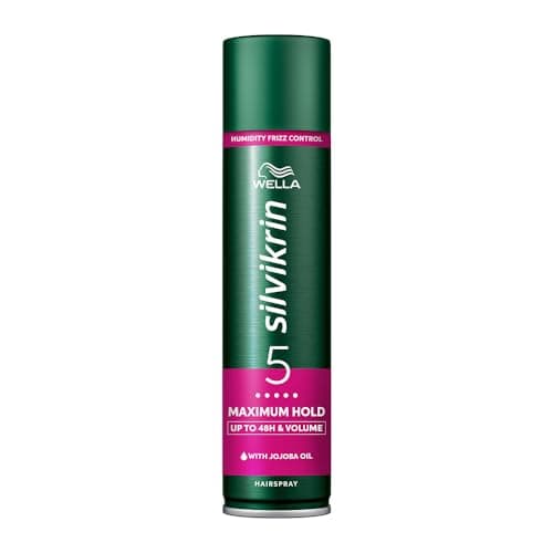 Image of WELLA Silvikrin Hairspray, Maximum Hold, 400 ml (Pack of 1)