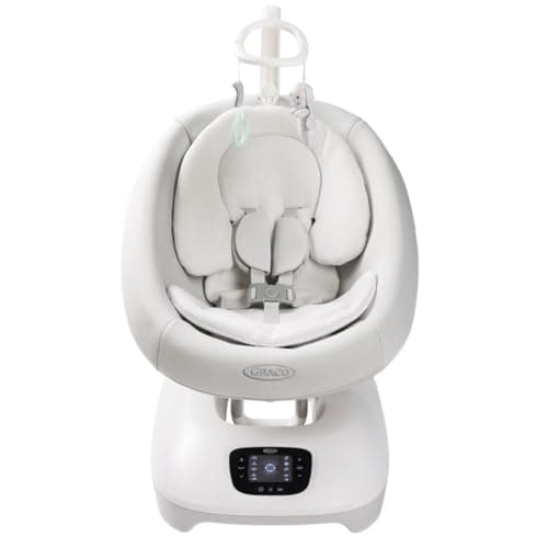 Image of Graco Eluma Sway Soothing Baby Swing, Birth to 9kg (Approx. 6 Months), cry Detection Technology That Senses Your Baby and soothes/Settles, 3-Recline Positions, Rori Fashion