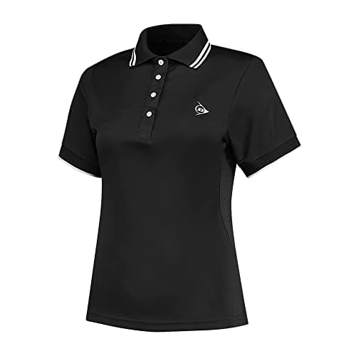 Image of DUNLOP Women's Sports Tennis Polo Shirt - Club Line, Black, S