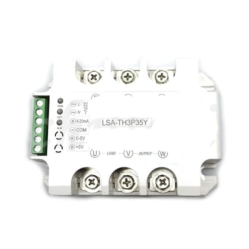 Image of BACYDLPL Three phase fully isolated AC phase shift voltage regulator module 35A power regulator LSA-TH3P35Y(With heatsink)