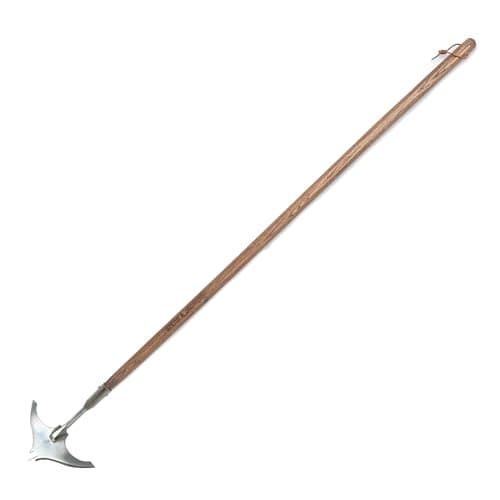 Image of Spear & Jackson 4582LWH Long Handle Wing Hoe – Stainless Steel Precision Weeder for Tight Spaces, Patios & Gravel, Ideal for Cutting Weed Roots Without Damaging Membranes