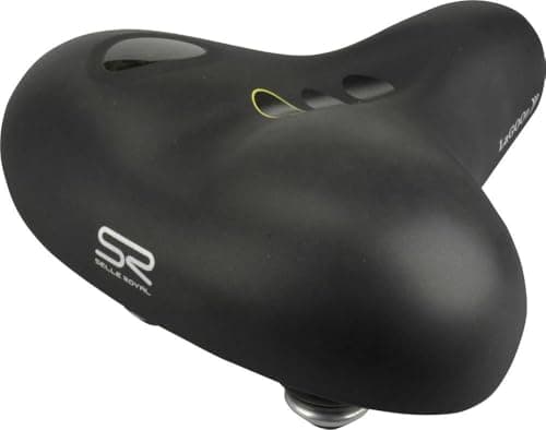 Image of Selle Royal Adult Elastomer Gel Touring Saddle, Black, One Size