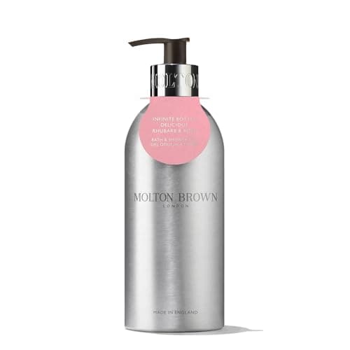 Image of Molton Brown Delicious Rhubarb & Rose Bath & Shower Gel Infinite Bottle 400 ml