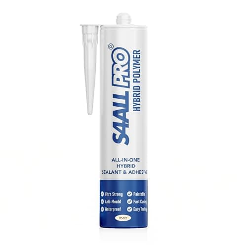 Image of All-in-One Hybrid Polymer Sealant & Adhesive - Anti-Mould, Waterproof, Paintable & Fast Curing (IVORY, 290ml)