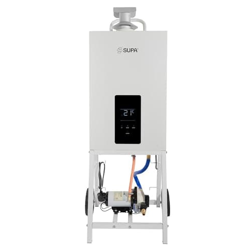 Image of SUPA Heater – World’s Fastest Portable Heater for Hot Tub & Above Ground Pool Heater. for Domestic and Commercial Use. Digital Heating Control, Propane Fuelled to Deliver SUPA Fast Heat Up Times