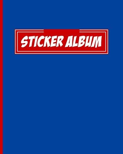 Image of Sticker Album: Blank Sticker Book For Kids. Album For Storing Stickers