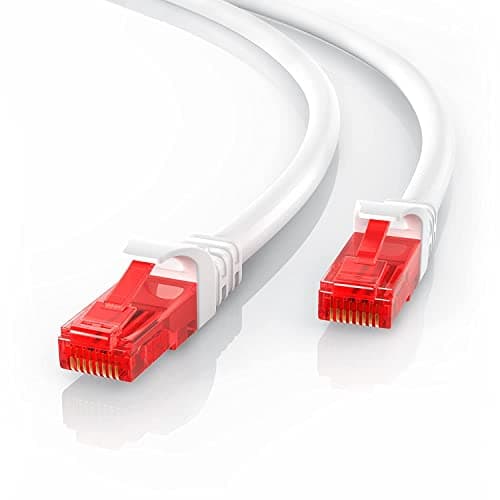Image of CSL - 25m - CAT6 Ethernet Gigabit Lan network cable RJ45-10 100 1000Mbit s - Patch cable - UTP - compatible with CAT.5 CAT.5e CAT.7 - Switch Router Modem Patch panel Access Point