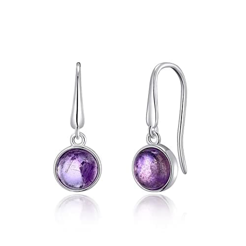 Image of Philip Jones Amethyst Drop Earrings