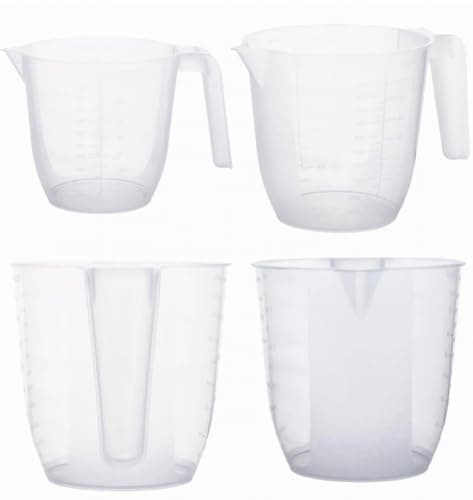 Image of Home fittings ® 1x Wham Large 2L Measuring Jugs 2 Litre per Jug, Handle Embossed Ideal Non-Toxic BPA-Free Measuring Scales for Kitchen Food Baking Preparation, Water or Gravy Food Safe (Pack of 1)