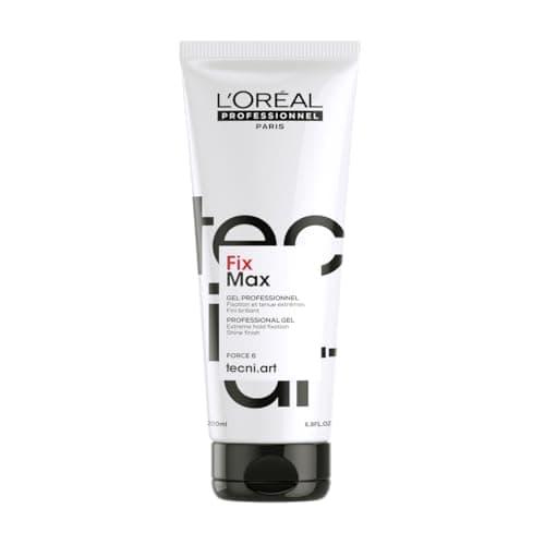 Image of L'Oréal Professionnel Tecni.ART Fix Max Styling Gel, Adds High Shine Finish, No Residue, 200ml