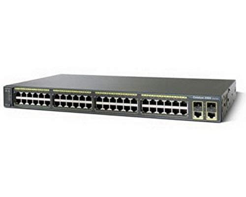 Image of Cisco WS-C2960+48TC-L Catalyst Managed Switch