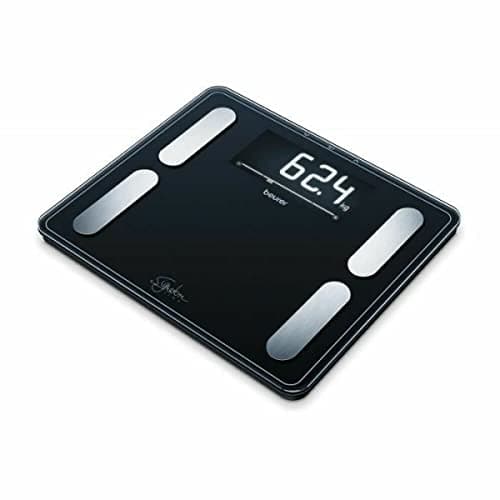 Image of Beurer BF410 Signature Line Body Analysis Scale Bathroom Scale - Black | Precise full-body analysis | BMI calculation | XXL standing area | XXL digital display | 200kg weight capacity