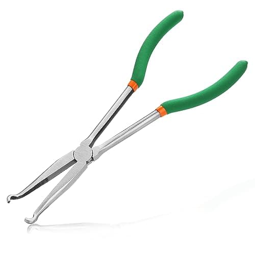 Image of LEONTOOL 11-Inch Long Reach Spark Plug & Boot Removal Pliers, Serrated Jaws Hose Pliers for Car