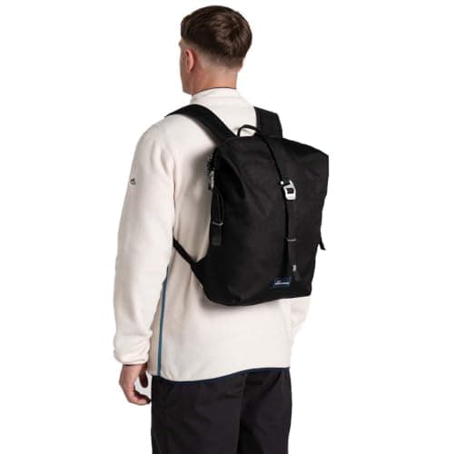 Image of Craghoppers Mens 16L Kiwi II Classic Rolltop Backpack, Black