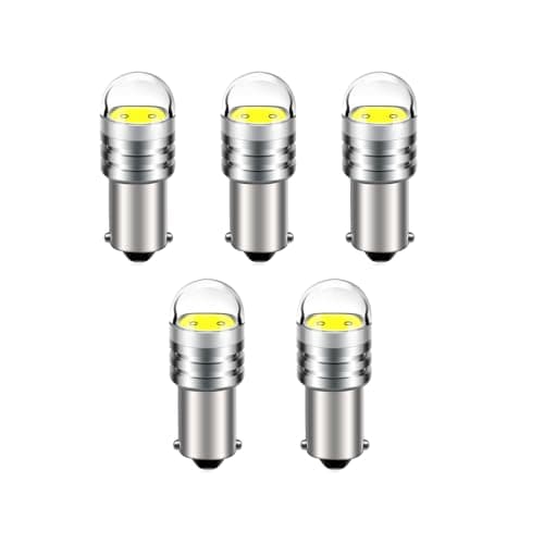 Image of SOFOC BA9S LED Bulb White 6000K 6V AC/DC Car Dome Light Reading Light License Plate Light Trunk Lamp Courtesy Lights BA9 53 T4W 5Pcs