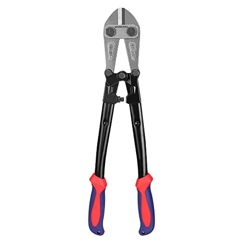 Image of WORKPRO Bolt Cutter, Bi-Material Handle with Soft Rubber Grip, 18", Chrome Molybdenum Steel Blade, W017005A