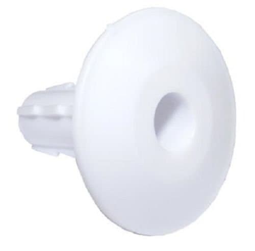 Image of electrosmart Pack of 12 Single White Feed-Thru Cable Wall Entry Grommets - Suitable for most RG6 / WF100 Cable